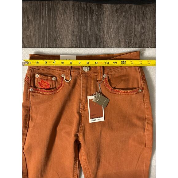 Western Blue Los Angeles Bootcut Jeans 7/30 NEW Cowgirl Festival Hippie Y2K - Picture 5 of 12